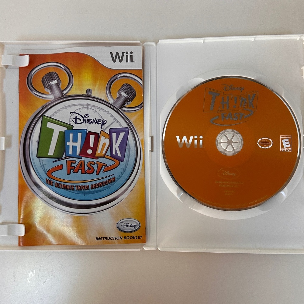Disney THINK FAST Trivia Showdown for Nintendo Wii